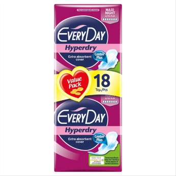 EVERY DAY ΣΕΡΒΙΕΤΑ HYPER DRY MAXI NIGHT 18τεμ